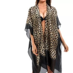 Just arrived Summer Holiday Chiffon Printed Swimwear Women Beach Dress Kimono Ca